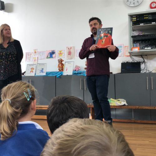 Duncan Beedie author/illustrator visited our school