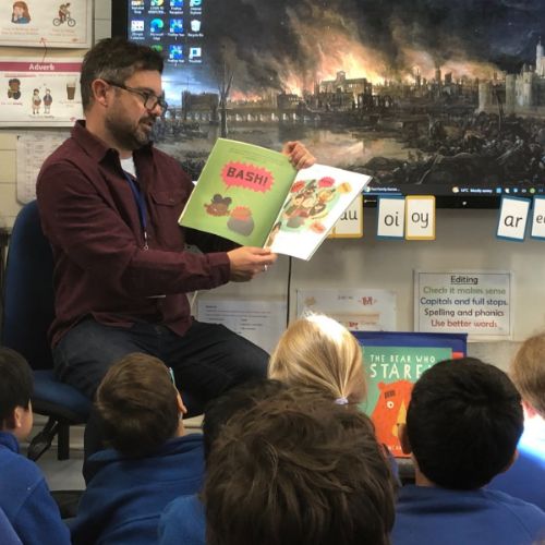 Duncan Beedie author/illustrator visited our school