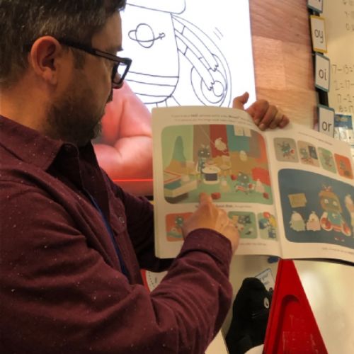 Duncan Beedie author/illustrator visited our school