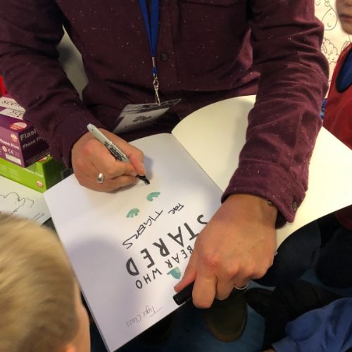 Duncan Beedie author/illustrator visited our school