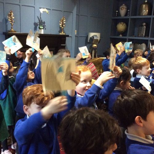 Squirrel Class visit Coombe Manor Care Home